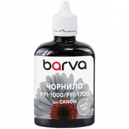 Чернила для Canon PFI-1000/PFI-1700 PGY специальные 100 мл, пигментные, фото-серые Barva (C1700-981) I-BARE-C1700-100-PGY