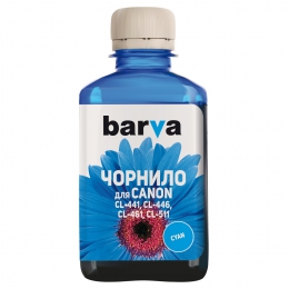 Чорнило Barva Canon cl-441/cl-461 (mg2140/ts5340) Cyan 180 мл (c461-728) I-BARE-CCL461-180-C