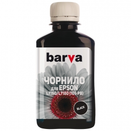 Чернила Epson 106 pb специальные 180 мл, водорастворимые, фото-черные Barva (e106-787) I-BARE-E-106-180-B