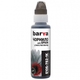 Чорнило Epson 106 pb спеціальне 100 мл, флакон onekey (1k), водорозчинне, фото-чорне Barva (e106-782-1k) I-BARE-E-106-1K-B