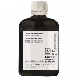 Чернила Barva для фабрик печати Epson m1100/m3170 (110) Black 100 мл пигмент (e110-724) I-BARE-E-110-100-B-P
