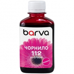 Чернила для Epson 112 M специальные 180 мл, пигментные, пурпурные Barva (E112-958) I-BARE-E-112-180-M-P
