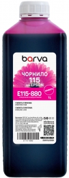 Чорнило для Epson 115 m спеціальне 1 л, водорозчинне, пурпурове Barva (e115-880) I-BARE-E-115-1-M