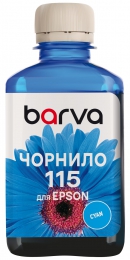 Чернила для Epson 115 c специальные 180 мл, водорастворимые, голубые Barva (e115-873) I-BARE-E-115-180-C