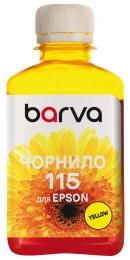 Чорнило для Epson 115 y спеціальне 180 мл, водорозчинне, жовте Barva (e115-875) I-BARE-E-115-180-Y