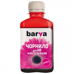 Чернила HP 10/11/13/82/88 специальные 180 мл, водорастворимые, пурпурные Barva (h10-687) I-BARE-H10-180-M