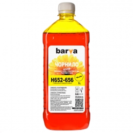 Чернила Barva HP 652/46/123 (1115/2135/2020/2520) Yellow 1 л (h652-656) I-BARE-H652-1-Y