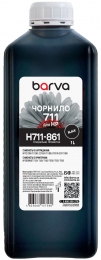 Чорнило для HP 711 bk спеціальне 1 л, пігментне, чорне Barva (h711-861) I-BARE-H711-1-B-P