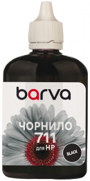 Чернила для HP 711 bk специальные 100 мл, пигментные, черные Barva (h711-853) I-BARE-H711-100-B-P
