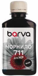 Чернила для HP 711 bk специальные 180 мл, пигментные, черные Barva (h711-857) I-BARE-H711-180-B-P