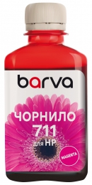 Чернила для HP 711 m специальные 180 мл, водорастворимые, пурпурные Barva (h711-859) I-BARE-H711-180-M