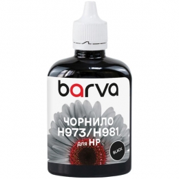 Чернила для HP 970/973/981 специальные 100 мл, пигментные, черные Barva (H973-987) I-BARE-H973-100-B-P
