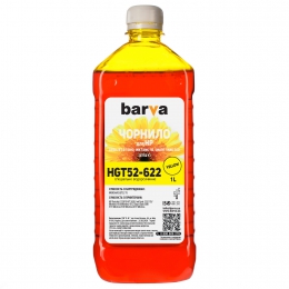 Чорнило Barva для HP серії gt/ink tank/smart tank (smart tank 500) (gt52 y) Yellow 1 л (hgt52-622) I-BARE-HGT52-1-Y