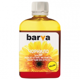 Чорнило HP gt52 y спеціальне 100 мл, водорозчинне, жовте Barva (hgt52-738) I-BARE-HGT52-100-Y