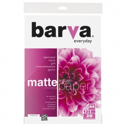 Папір Barva everyday матовий 125 г/м2 a4 20 арк (ip-ae125-316) IP-BAR-AE125-316