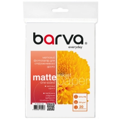 Фотопапір матовий 220 г/м2, 13x18 см, 20 арк Everyday Barva (IP-AE220-435) IP-BAR-AE220-435