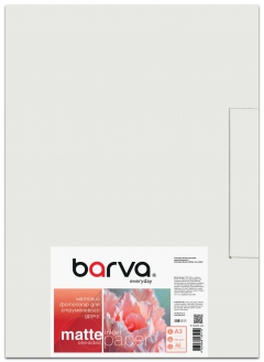 Фотопапір матовий 280 г/м2, A3, 40 арк Everyday Barva (IP-AE280-448) IP-BAR-AE280-448