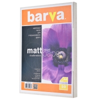 Фотопапір Barva двосторонній матовий 190 г/м2 a4 50 арк (ip-b190-057) IP-BAR-B190-057