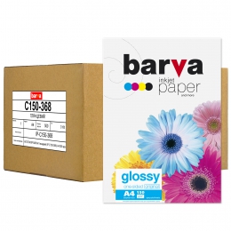 Фотопапір глянцевий 150 г/м2, а4, 500 арк, гурт original Barva (ip-c150-368) IP-BAR-C150-368