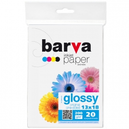 Фотобумага Barva original глянцевая 200 г/м2 13x18 20 л (ip-c200-270) IP-BAR-C200-270