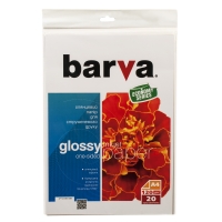 Фотобумага Barva economy глянцевая 120 г/м2 a4 20 л (ip-ce120-238) IP-BAR-CE120-238