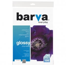 Фотобумага Barva everyday глянцевая 180 г/м2 a4 100 л (ip-ce180-283) IP-BAR-CE180-283