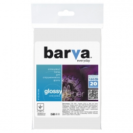 Фотобумага Barva everyday глянцевая 180 г/м2 10x15 20 л (ip-ce180-286) IP-BAR-CE180-286