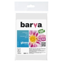 Фотопапір Barva economy глянцевий 200 г/м2 10x15 60 арк (ip-ce200-230) IP-BAR-CE200-230