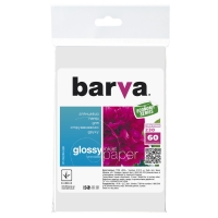 Фотопапір Barva economy глянцевий 230 г/м2 10x15 60 арк (ip-ce230-228) IP-BAR-CE230-228