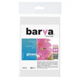 Фотобумага Barva everyday глянцевая 260 г/м2 10x15 60 л (ip-ce260-300) IP-BAR-CE260-300