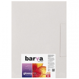 Фотопапір Barva everyday глянцевий двосторонній 155 г/м2 a3 60 арк (ip-ge155-310) IP-BAR-GE155-310