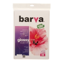 Фотобумага Barva economy глянцевая двусторонняя 230 г/м2 a4 60 л (ip-ge230-233) IP-BAR-GE230-233