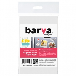 Магнитная бумага Barva everyday матовая 10x15 20 л (ip-mag-ae-334) IP-BAR-MAG-AE-334