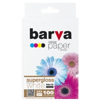Фотопапір Barva profi білий суперглянець 255 г/м2 10x15 100 арк (ip-r255-265) IP-BAR-P-R255-265