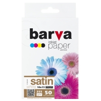 Фотопапір Barva profi білий сатин 255 г/м2 10x15 50 арк (ip-v255-266) IP-BAR-P-V255-266