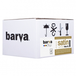 Фотопапір Barva profi білий сатин 255 г/м2 10x15 500 арк (ip-v255-272) IP-BAR-P-V255-272