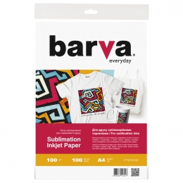Папір Barva everyday сублімаційний 100 г/м2 a4 100 арк (ip-tse100-328) IP-BAR-TSE100-328