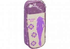 Пенал на 1 відділення COOLFORSCHOOL J-2392-purple