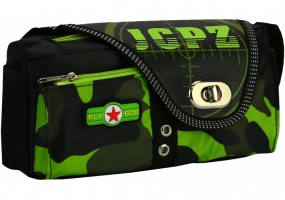 Пенал на 2 відділення COOLFORSCHOOL J-2395-green