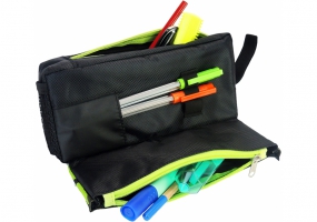 Пенал на 2 відділення COOLFORSCHOOL J-2395-green