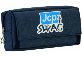 Пенал на 2 отделения COOLFORSCHOOL J-2606-grey J-2607-blue