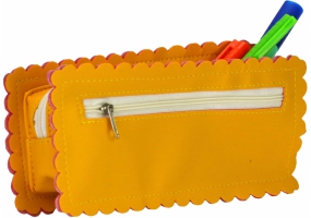 Пенал на 1 отделение COOLFORSCHOOL J-2609-red J-2609-yellow