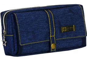 Пенал на 2 відділення COOLFORSCHOOL J-2628-blue