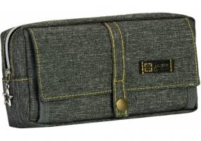 Пенал на 2 відділення COOLFORSCHOOL J-2628-grey