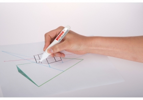 Коректор-ручка Kores Tri Pen, метал. кінчик, 10 г K83350
