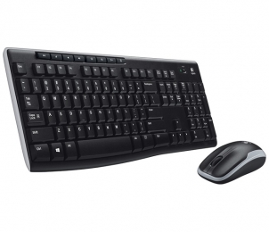Комплект беспроводной Logitech mk270 black (920-004518) KEY-LOG-MK270-WIRL-B