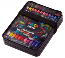 Пастель восковая POSCA PASTEL, 24 цвета Uni KPA-100/24C