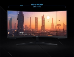 Монітор LCD 34" Samsung Odyssey G5 C34G55TWW D-Sub, 2xHDMI, DP, VA, 3440x1440, 21:9, 165Hz, 1ms LC34G55TWWIXCI
