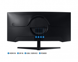 Монитор Samsung 34" Odyssey G5 C34G55TWW D-Sub, 2xHDMI, DP, VA, 3440x1440, 21:9, 165Hz, 1ms, CURVED LC34G55TWWIXUA
