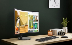 Монітор Samsung 23.8" S24C360E D-Sub, HDMI, VA, 75Hz, 4ms, CURVED LS24C360EAIXCI